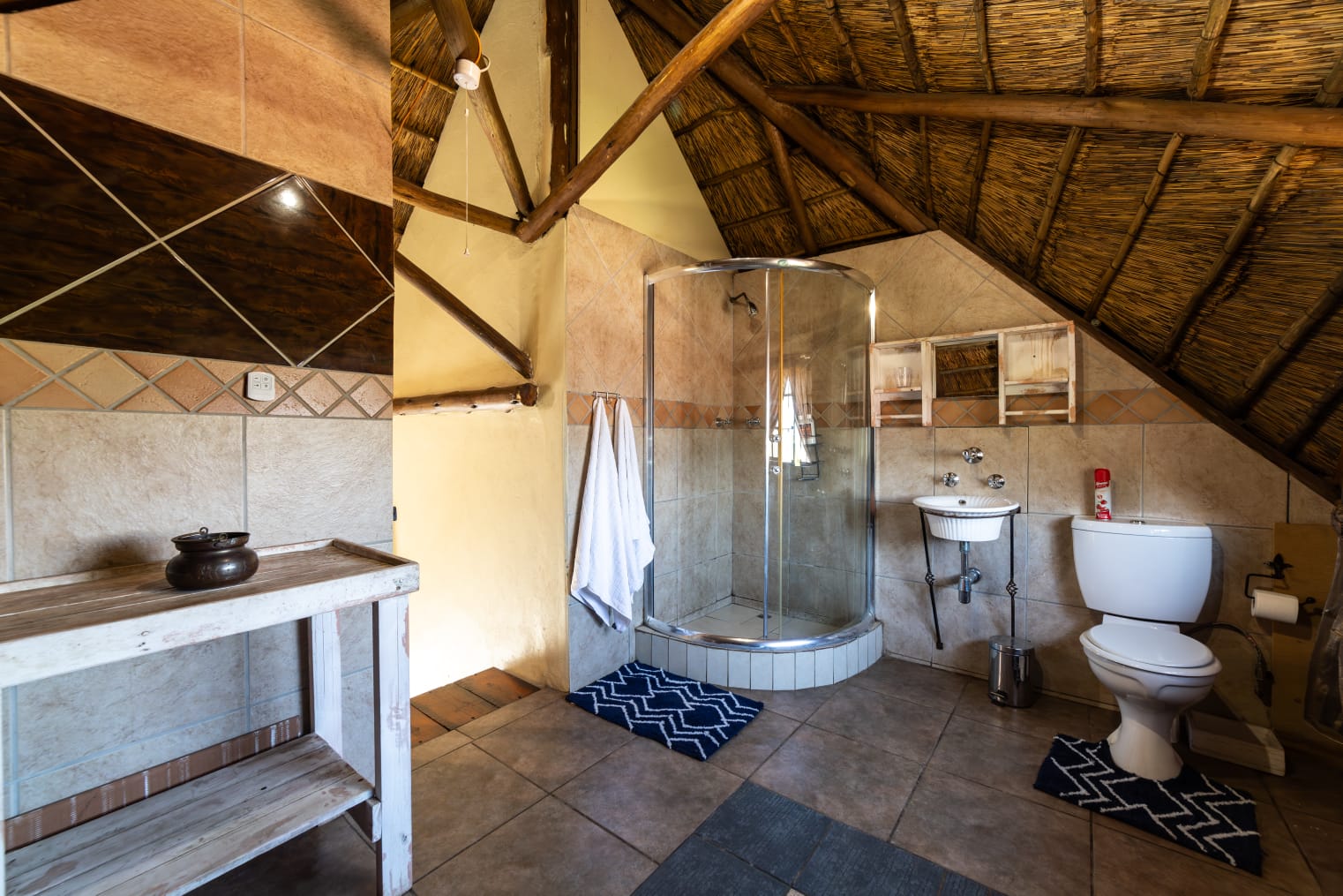 Cape Room 2 interior detail at Thatch Haven Guesthouse, Centurion